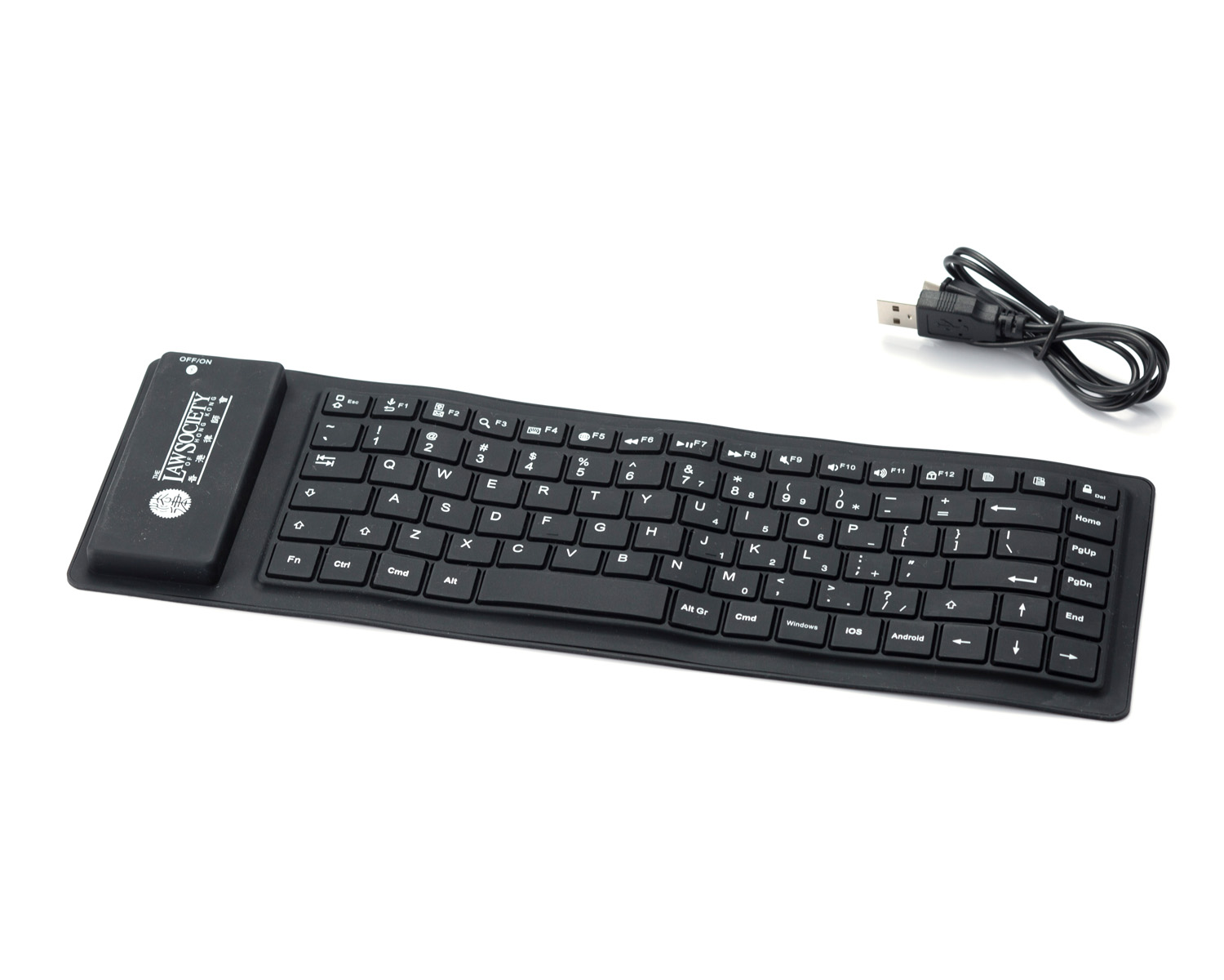 Foldable Soft Silicon Bluetooth Keyboard